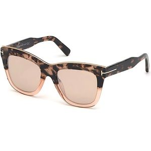 Tom Ford Julie Pink Havana Sunglasses Cat Eye